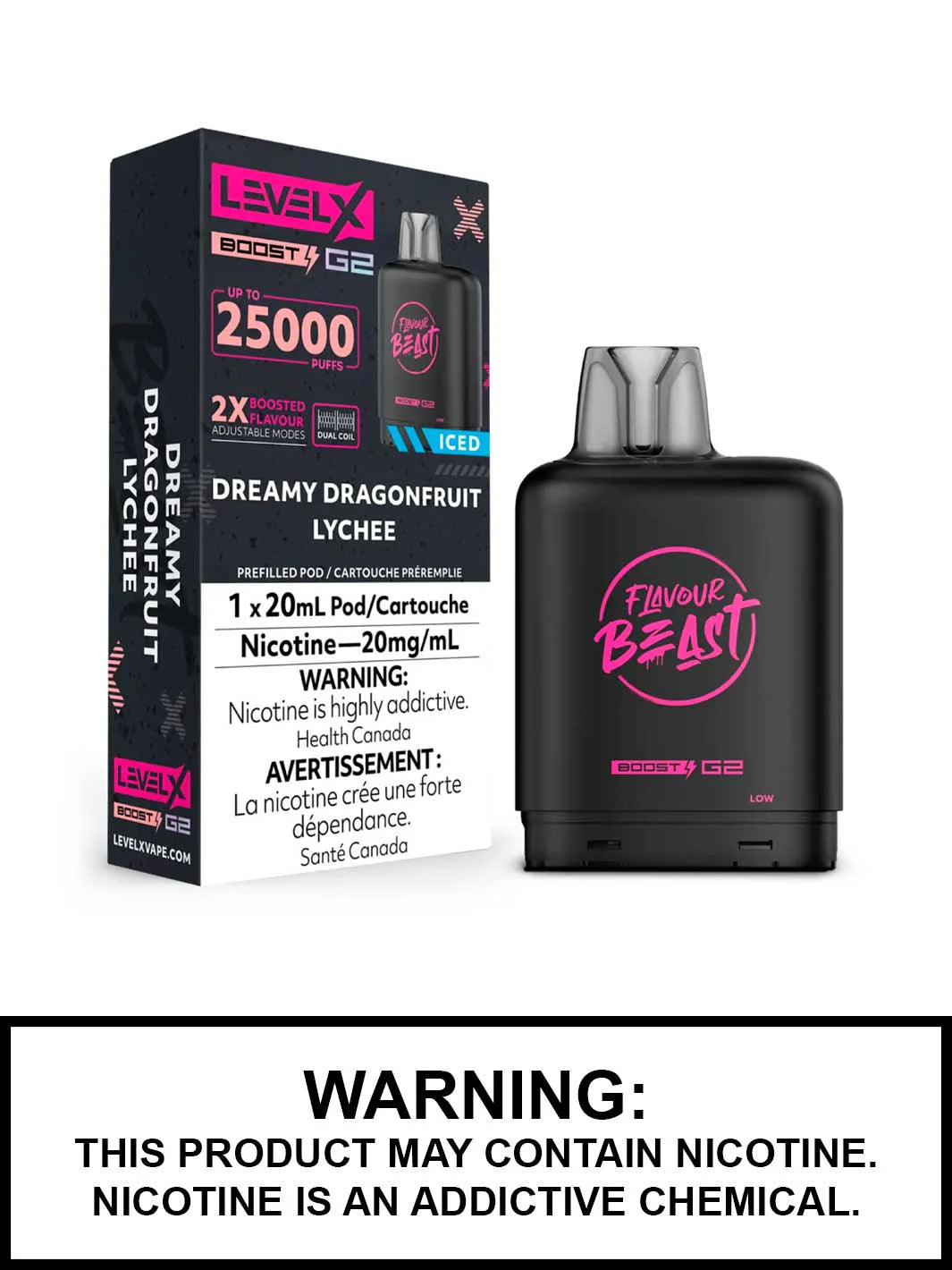 Level X G2 - Flavour Beast - Pod - 25000 Puffs [ONTARIO]