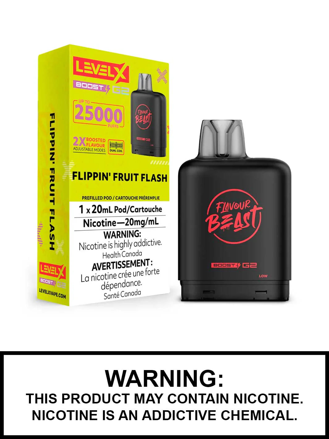 Level X G2 - Flavour Beast - Pod - 25000 Puffs [ONTARIO]