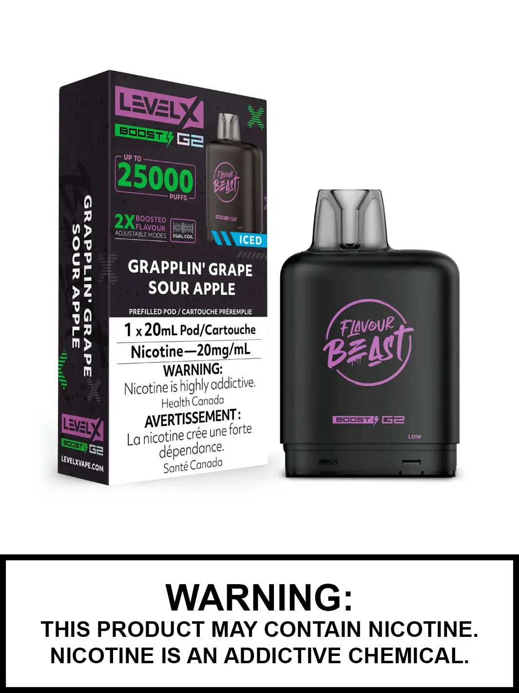 Level X G2 - Flavour Beast - Pod - 25000 Puffs [ONTARIO]