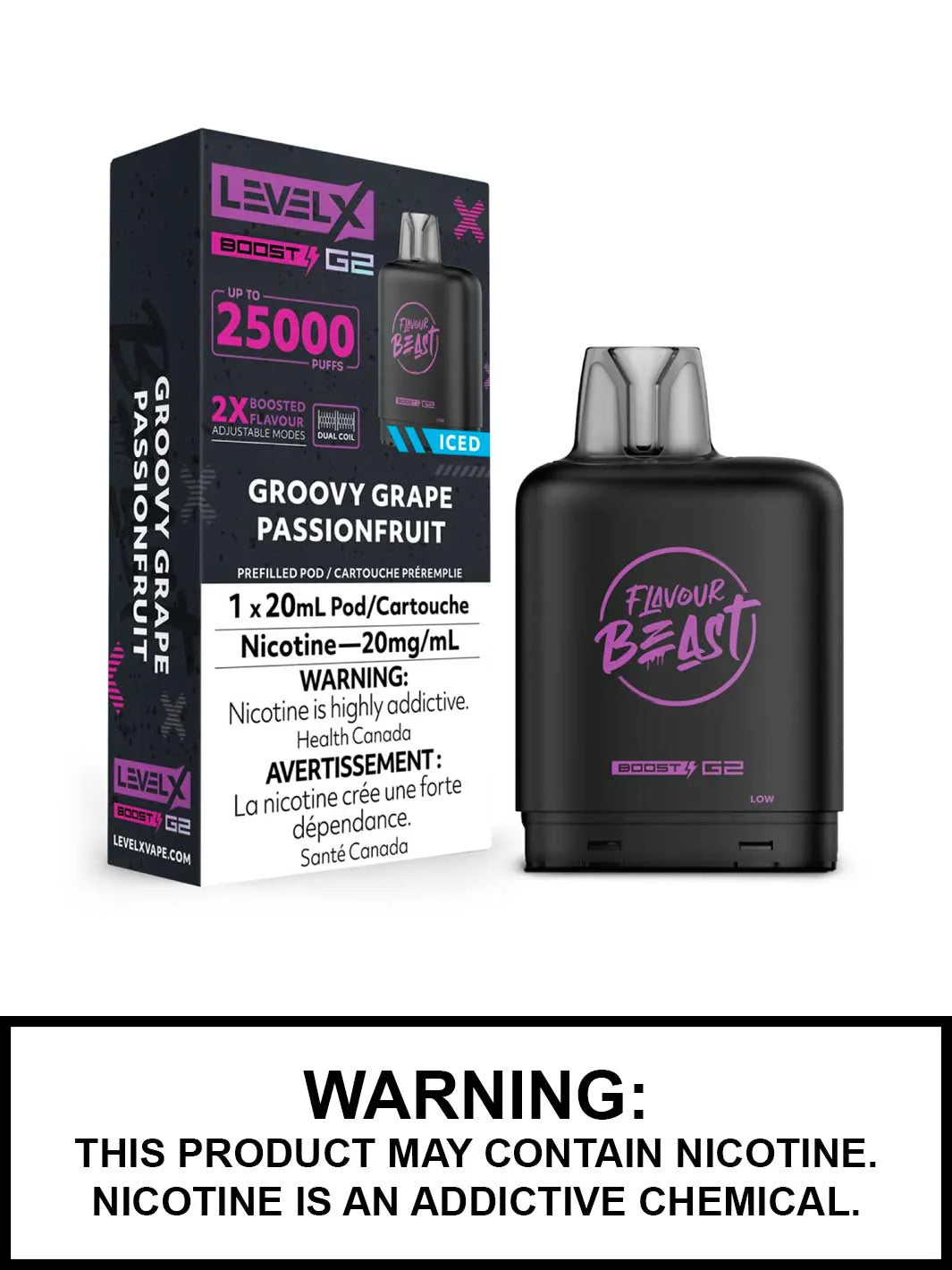 Level X G2 - Flavour Beast - Pod - 25000 Puffs