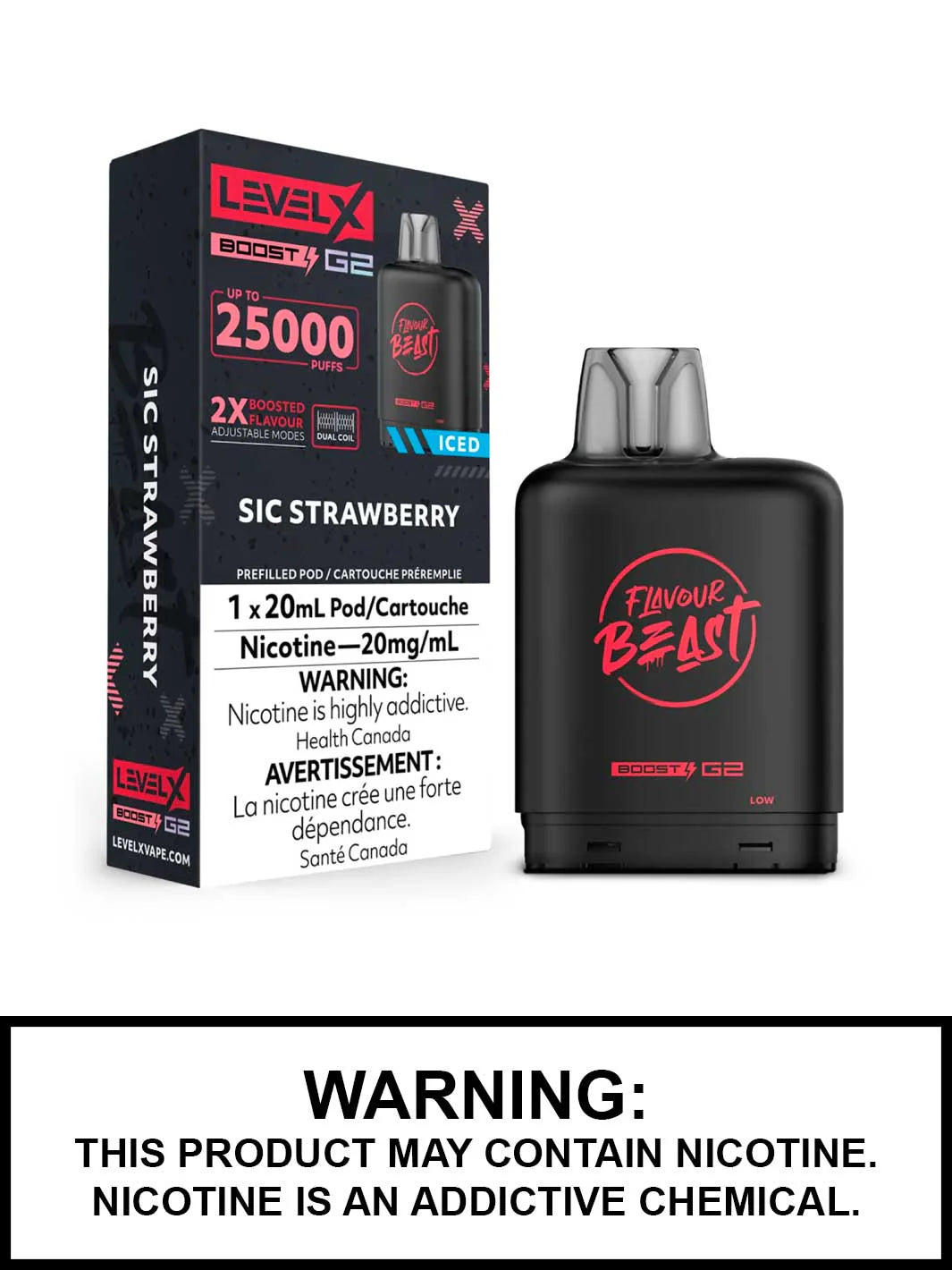 Level X G2 - Flavour Beast - Pod - 25000 Puffs