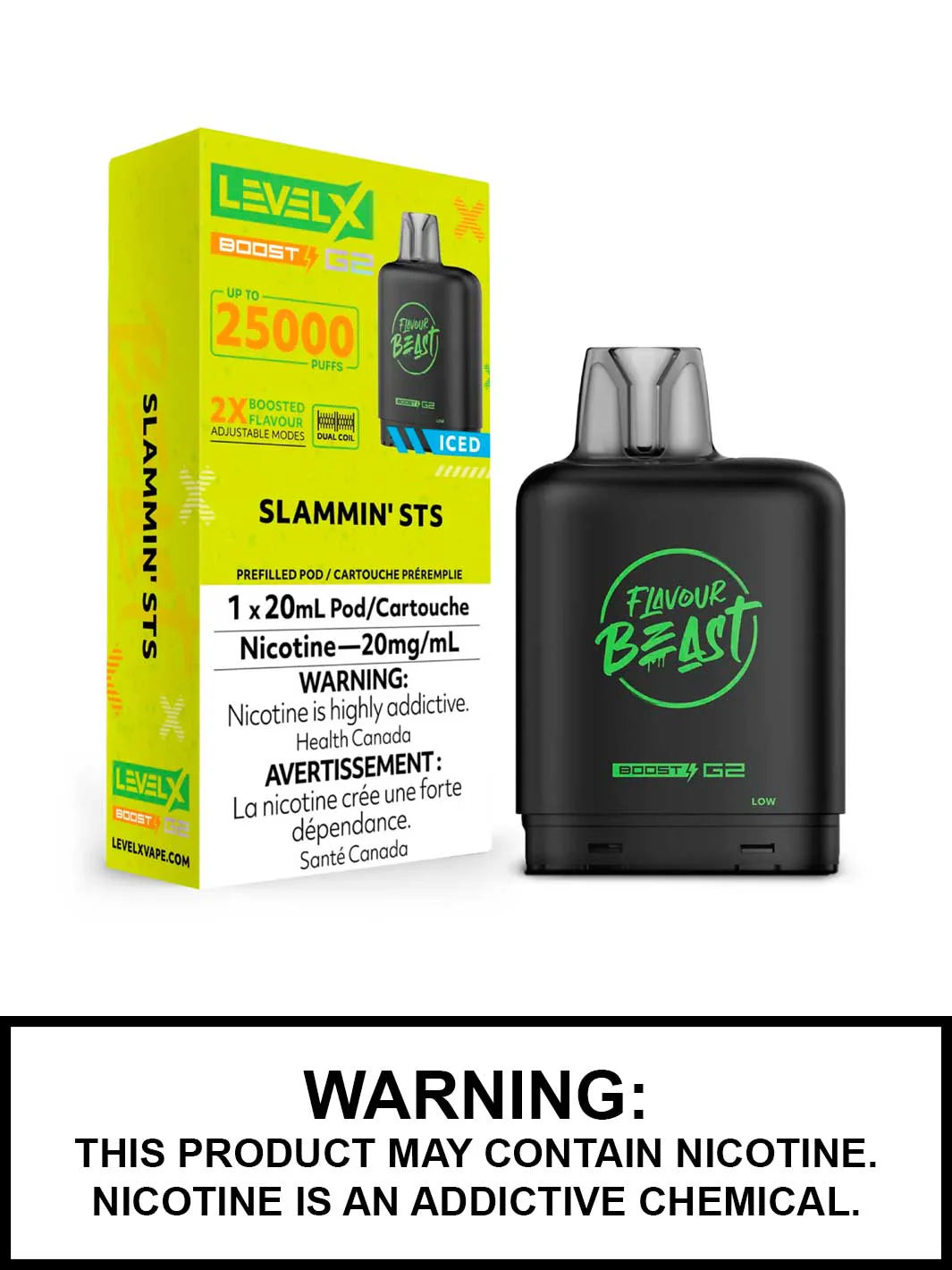 Level X G2 - Flavour Beast - Pod - 25000 Puffs [ONTARIO]