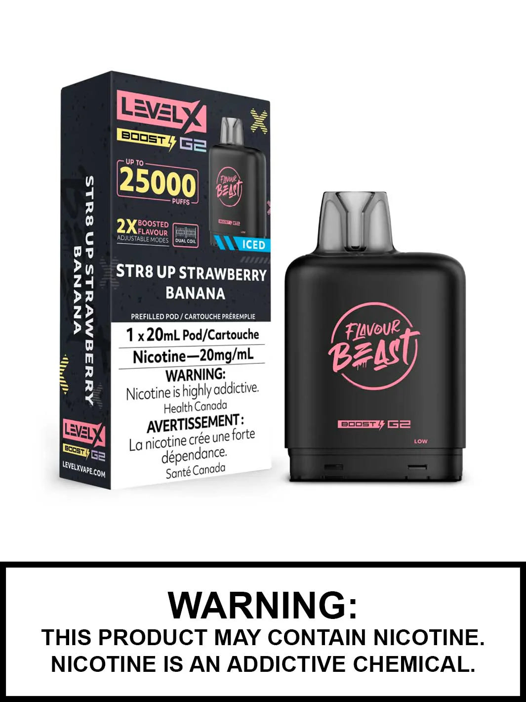 Level X G2 - Flavour Beast - Pod - 25000 Puffs