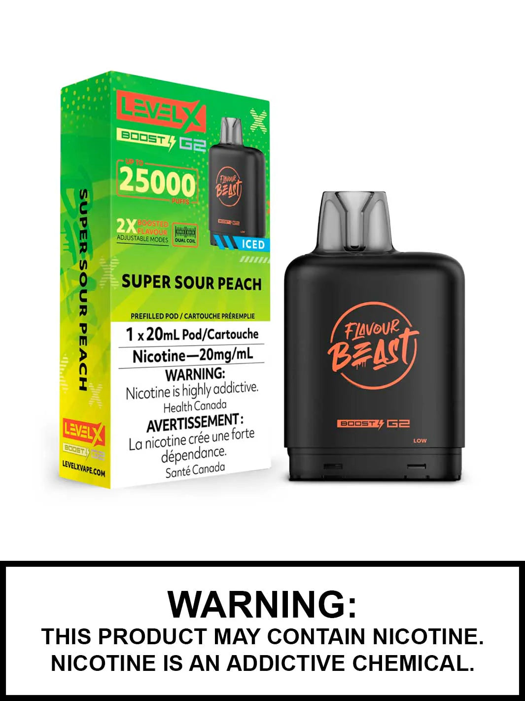 Level X G2 - Flavour Beast - Pod - 25000 Puffs [ONTARIO]