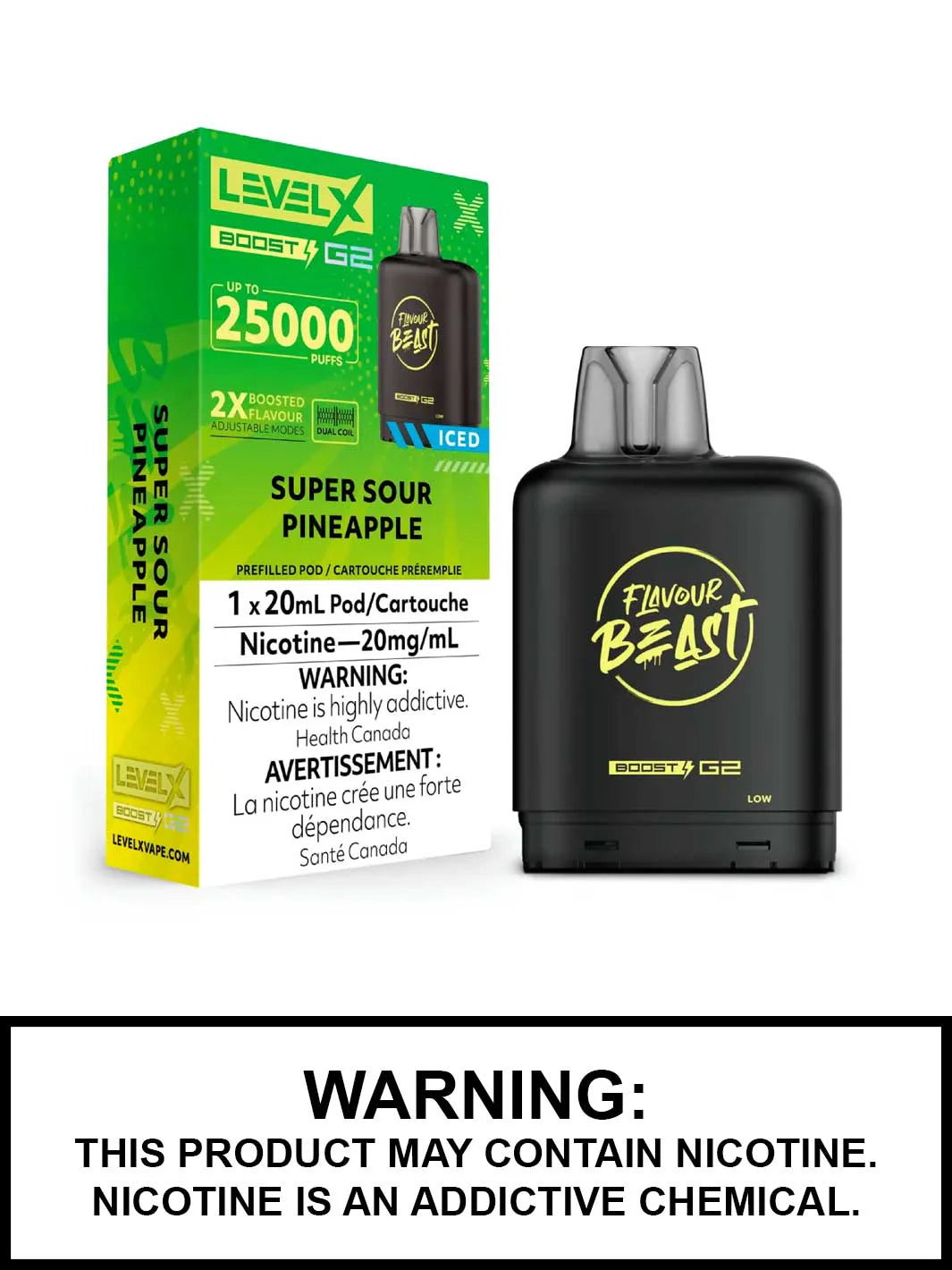 Level X G2 - Flavour Beast - Pod - 25000 Puffs [ONTARIO]