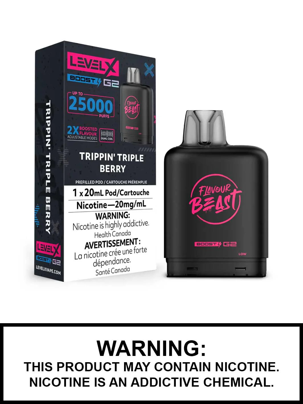 Level X G2 - Flavour Beast - Pod - 25000 Puffs [ONTARIO]