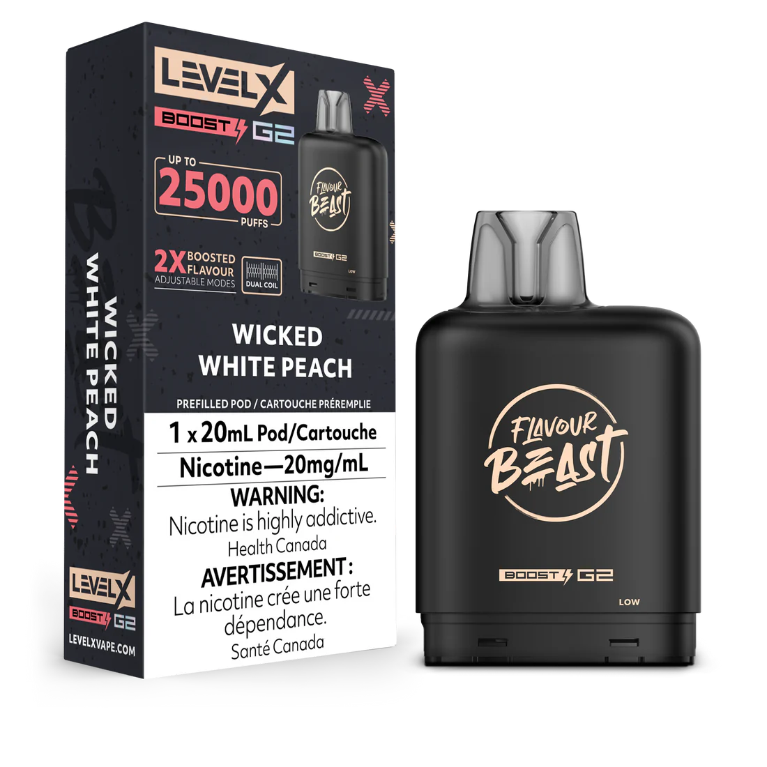 Level X G2 - Flavour Beast - Pod - 25000 Puffs