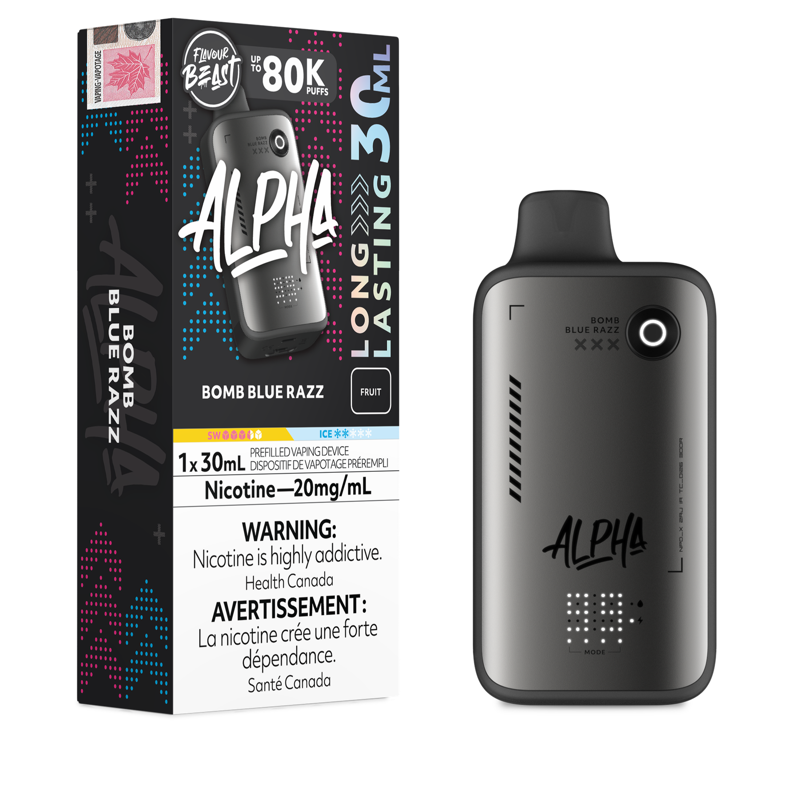[ONT] Flavour Beast - Alpha - Rechargeable Disposable - 80k Puffs