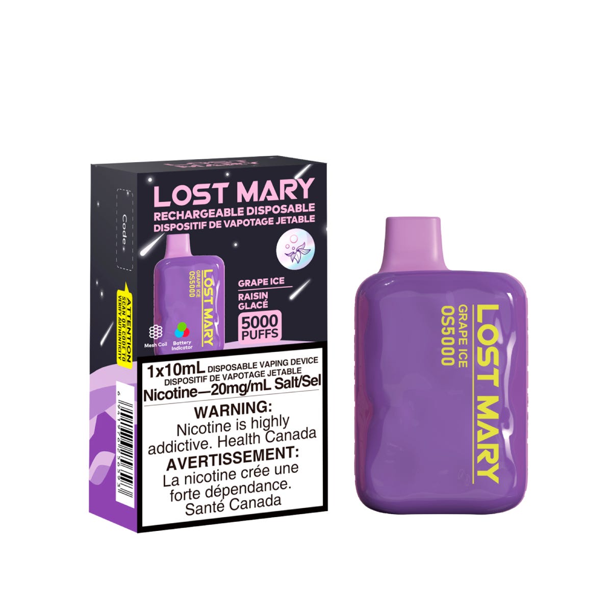 LostMary OS5000 - Rechargeable Disposable - 5000 puffs