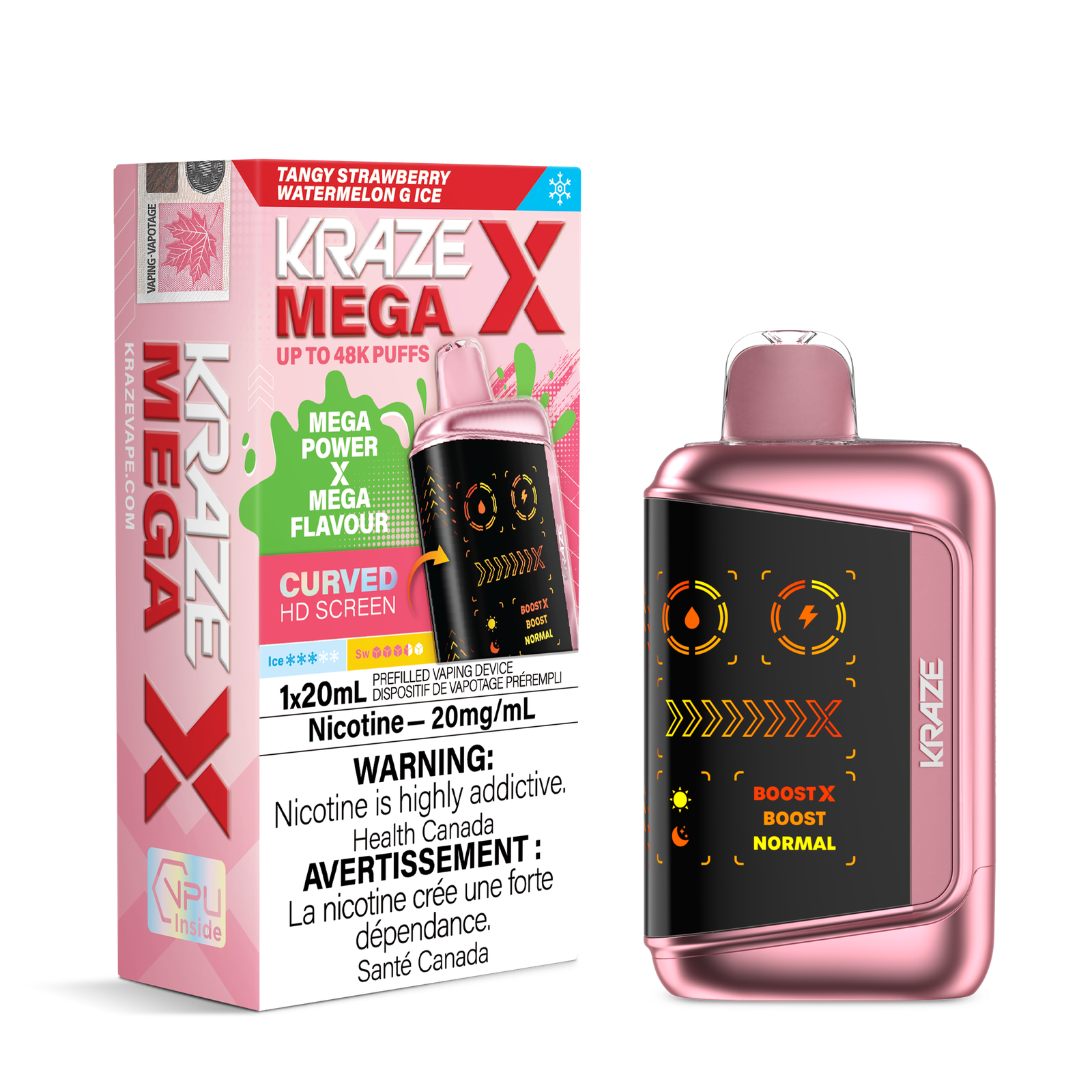 [ONT] Kraze - Mega X - Rechargeable Disposable - 48k Puffs