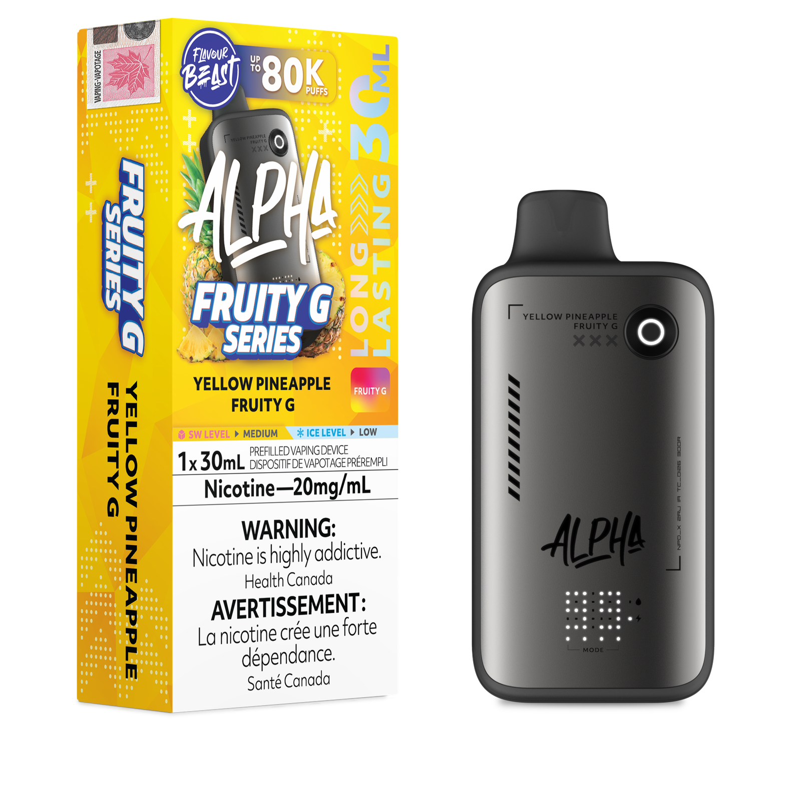 [ONT] Flavour Beast - Alpha - Rechargeable Disposable - 80k Puffs
