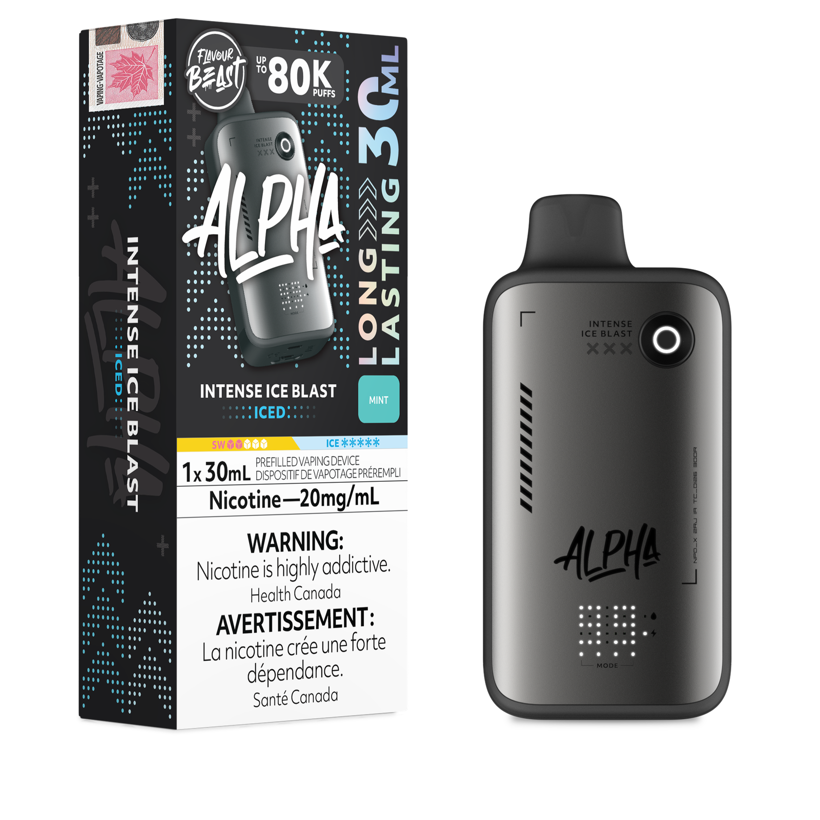 [ONT] Flavour Beast - Alpha - Rechargeable Disposable - 80k Puffs