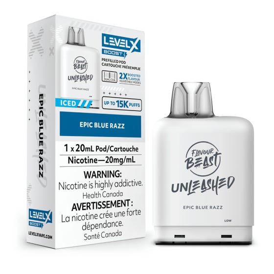 Level X - Flavour Beast Unleashed Boost G2 - Pod - 25k Puffs [ONTARIO]