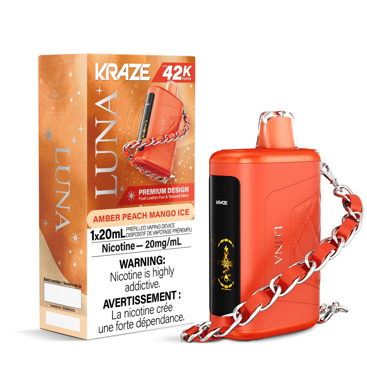 Kraze Luna - Rechargeable Disposable - 42,000 Puffs [ONTARIO]