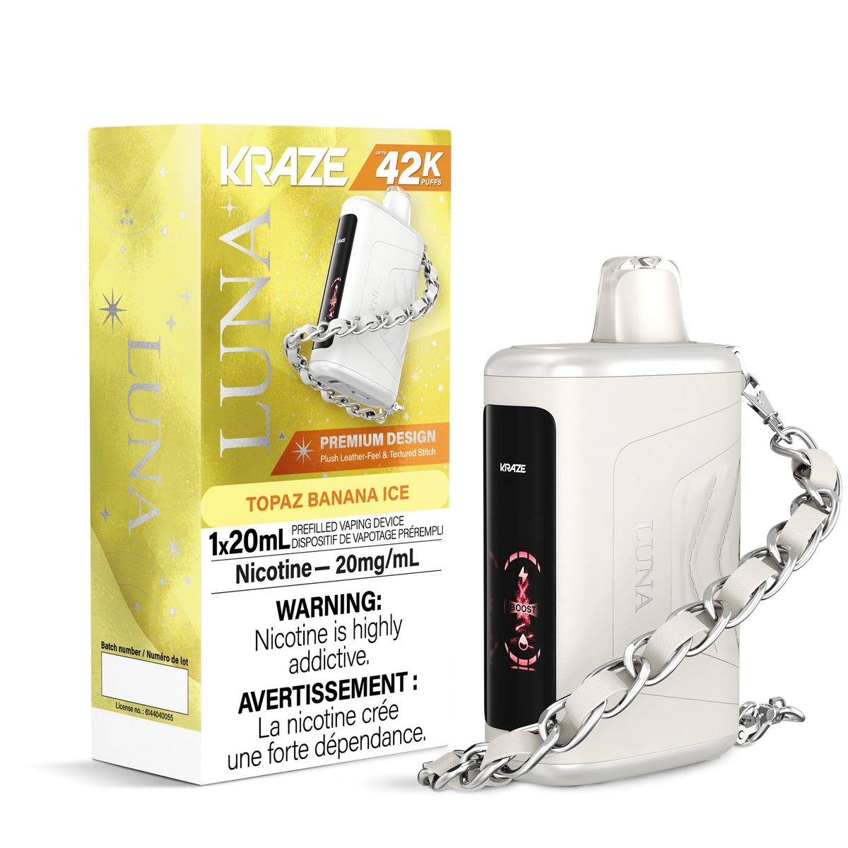 [ONT] Kraze - Luna - Rechargeable Disposable - 42k Puffs