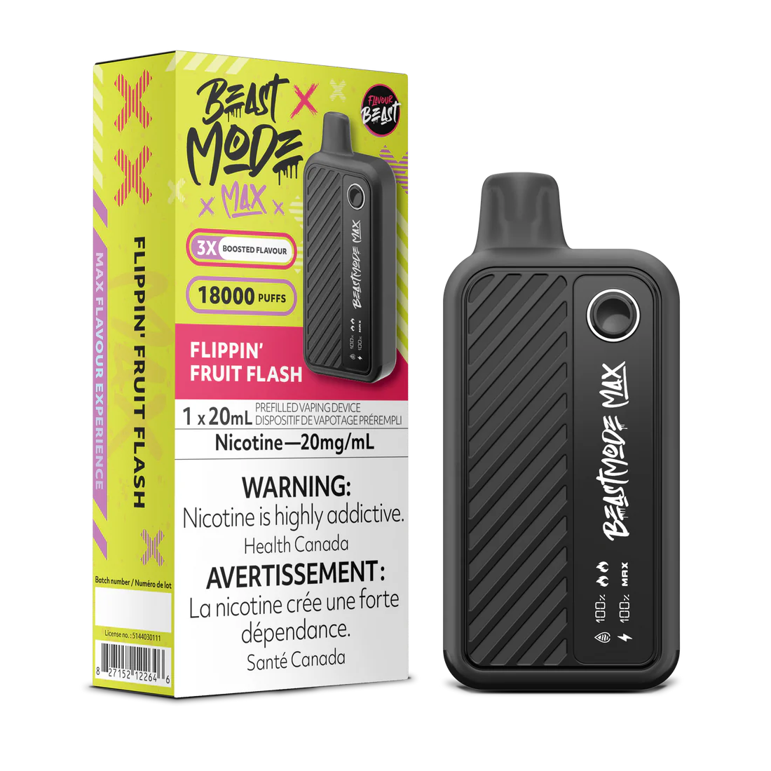 Flavour Beast - Beast Mode MAX - Rechargeable Disposable - 18000 Puffs