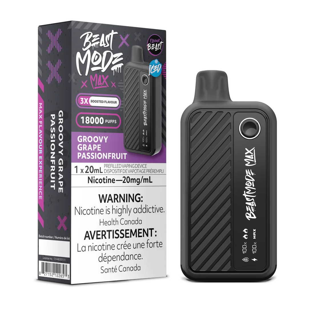 Flavour Beast - Beast Mode MAX - Rechargeable Disposable - 18000 Puffs