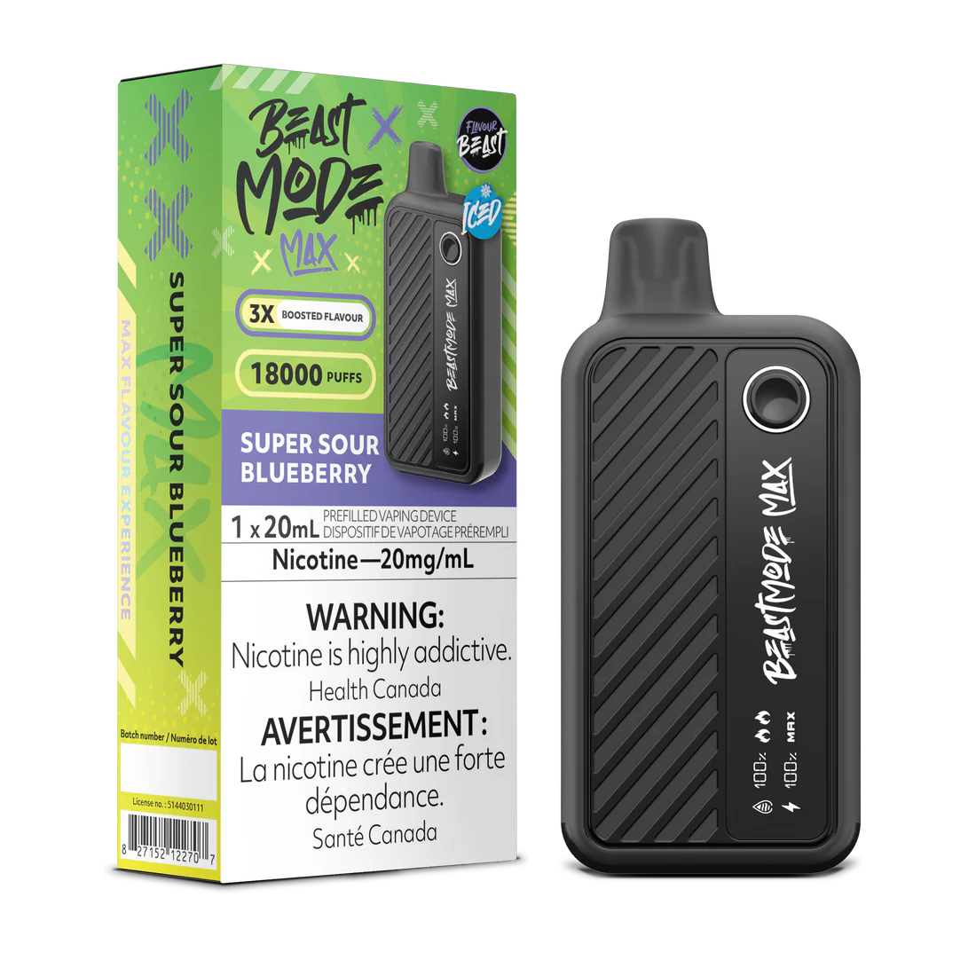 Flavour Beast - Beast Mode MAX - Rechargeable Disposable - 18000 Puffs