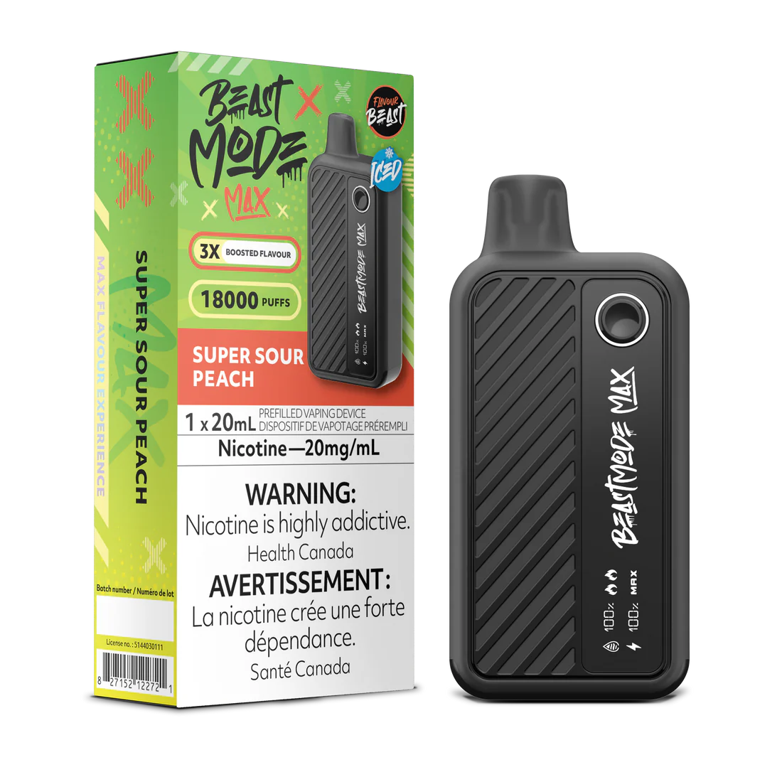 Flavour Beast - Beast Mode MAX - Rechargeable Disposable - 18000 Puffs