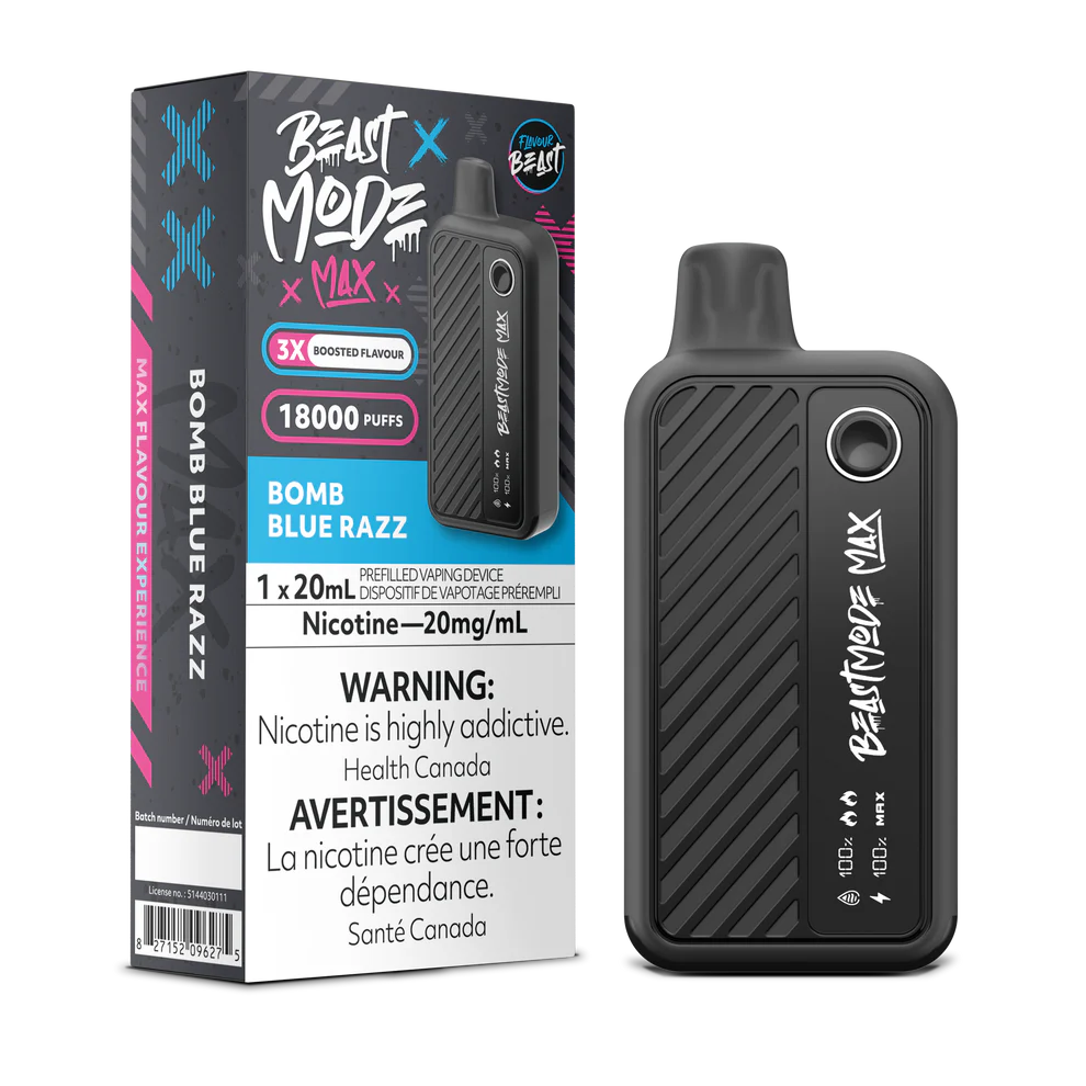 Flavour Beast - Beast Mode MAX - Rechargeable Disposable - 18000 Puffs [ONTARIO]