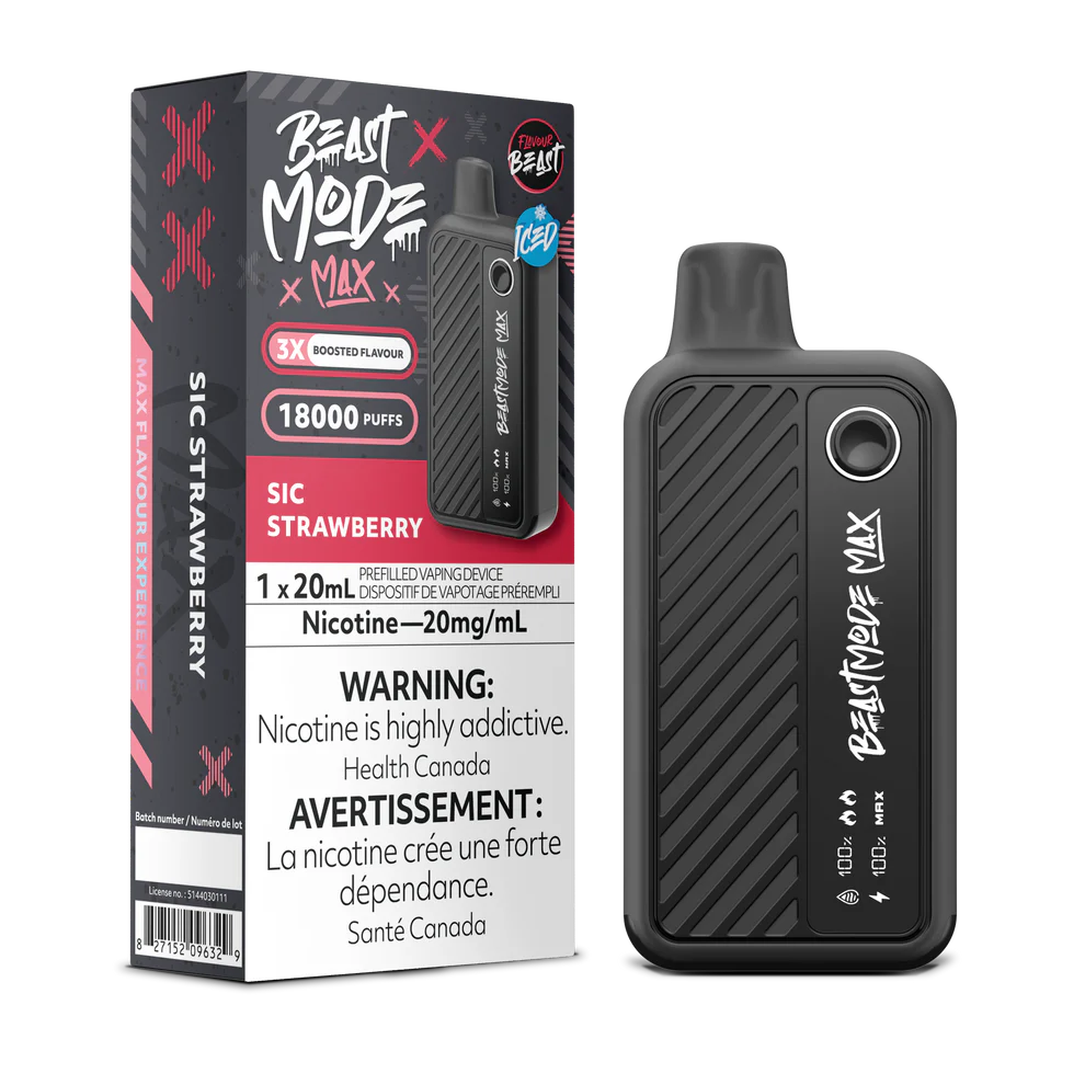 Flavour Beast - Beast Mode MAX - Rechargeable Disposable - 18000 Puffs [ONTARIO]