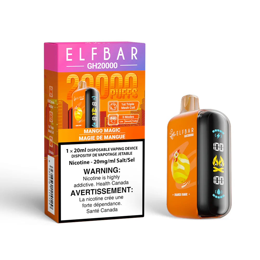 Elf Bar GH20000 - Rechargeable Disposable - 20000 puffs [ONTARIO]