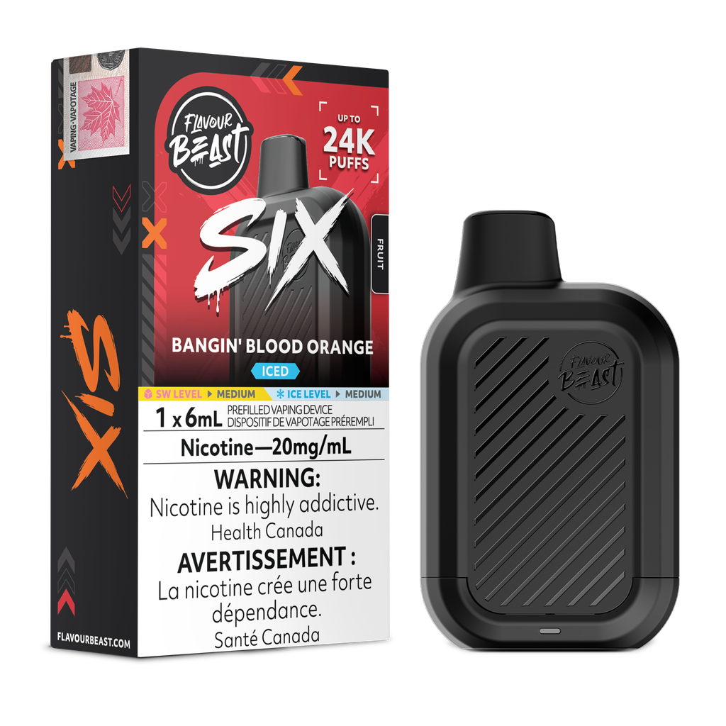 [ONT] Flavour Beast - SIX - Rechargeable Disposable - 24k Puffs
