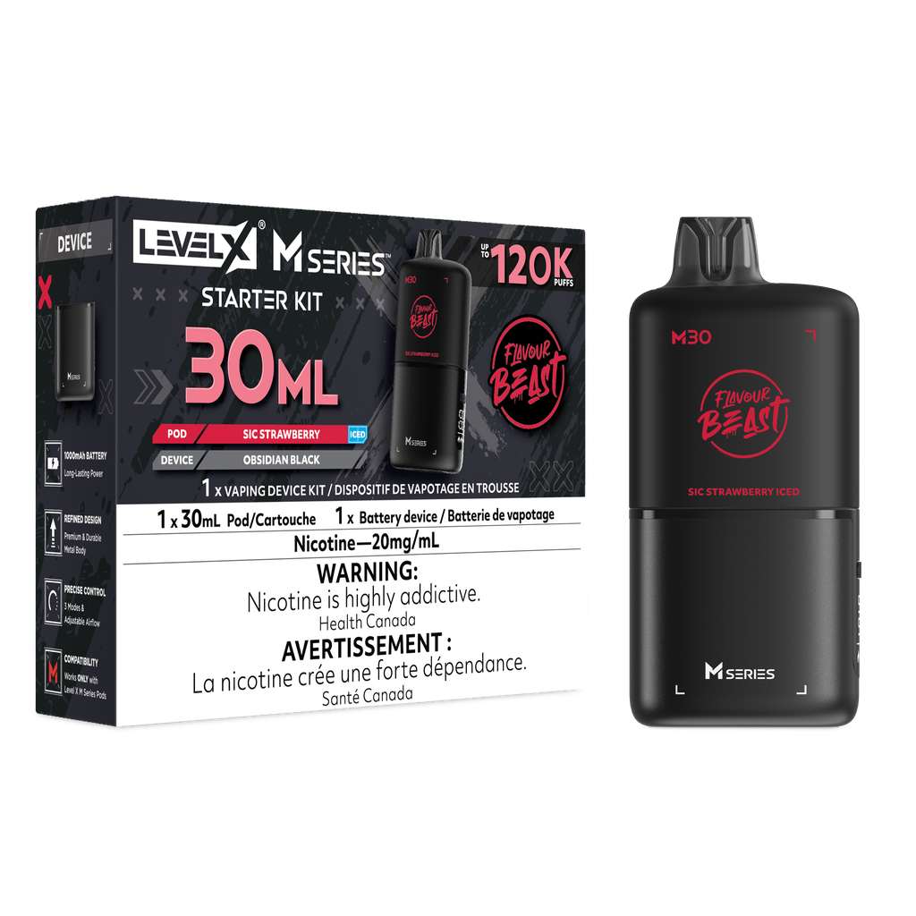 [ONT] Level X - Flavour Beast M Series 30mL - Starter Kit - 120k Puffs