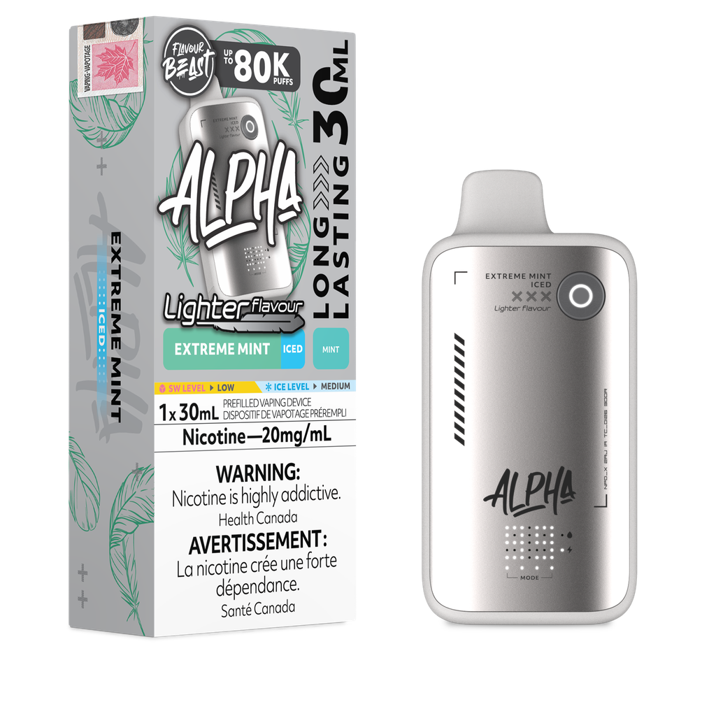 [ONT] Flavour Beast - Alpha Light - Rechargeable Disposable - 80k Puffs