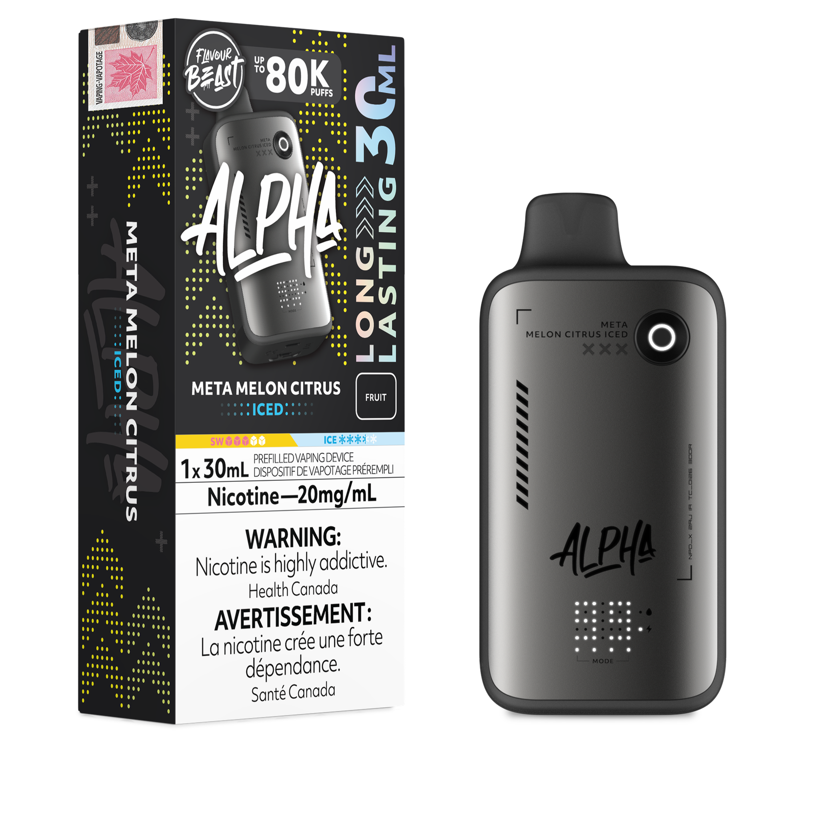 [ONT] Flavour Beast - Alpha - Rechargeable Disposable - 80k Puffs