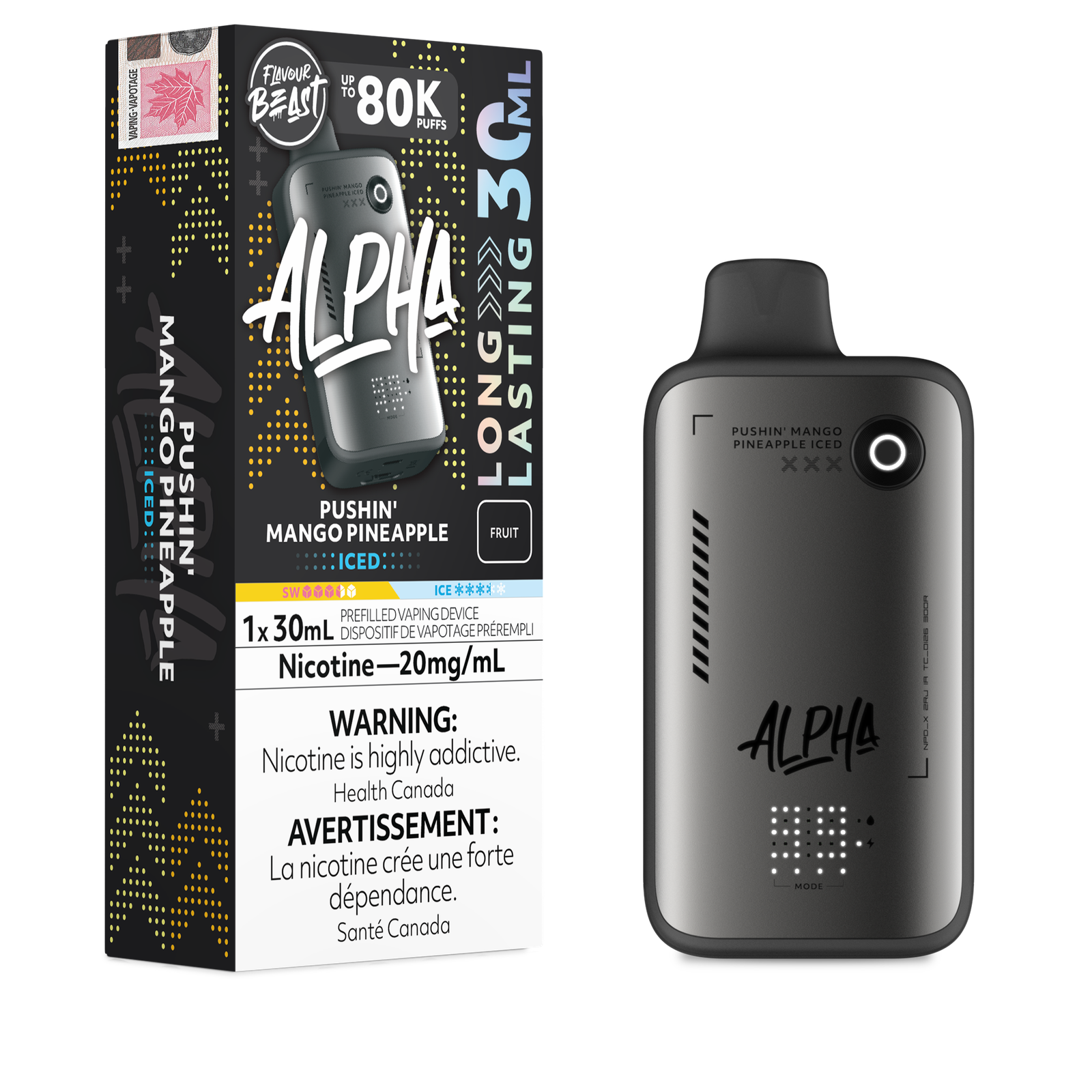 [ONT] Flavour Beast - Alpha - Rechargeable Disposable - 80k Puffs