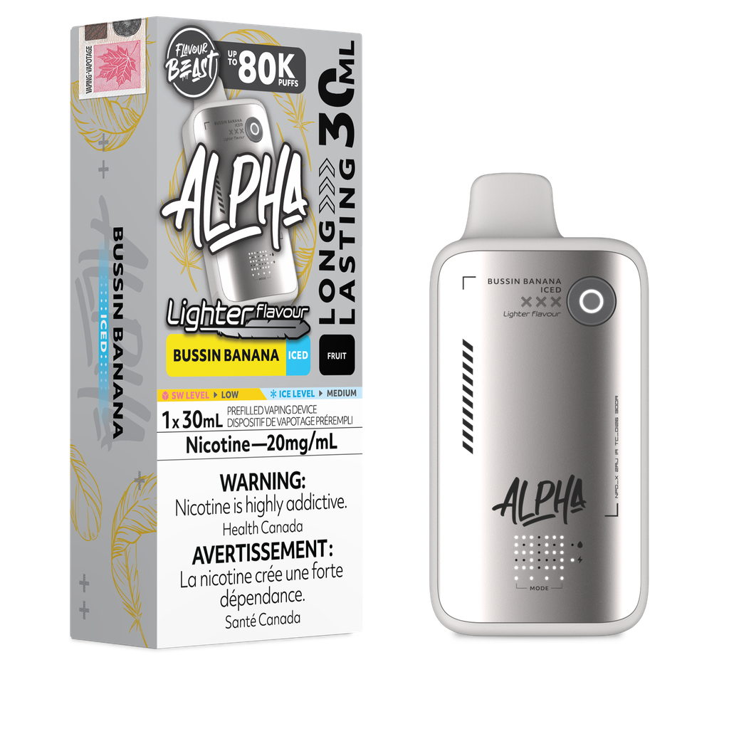 [ONT] Flavour Beast - Alpha Light - Rechargeable Disposable - 80k Puffs