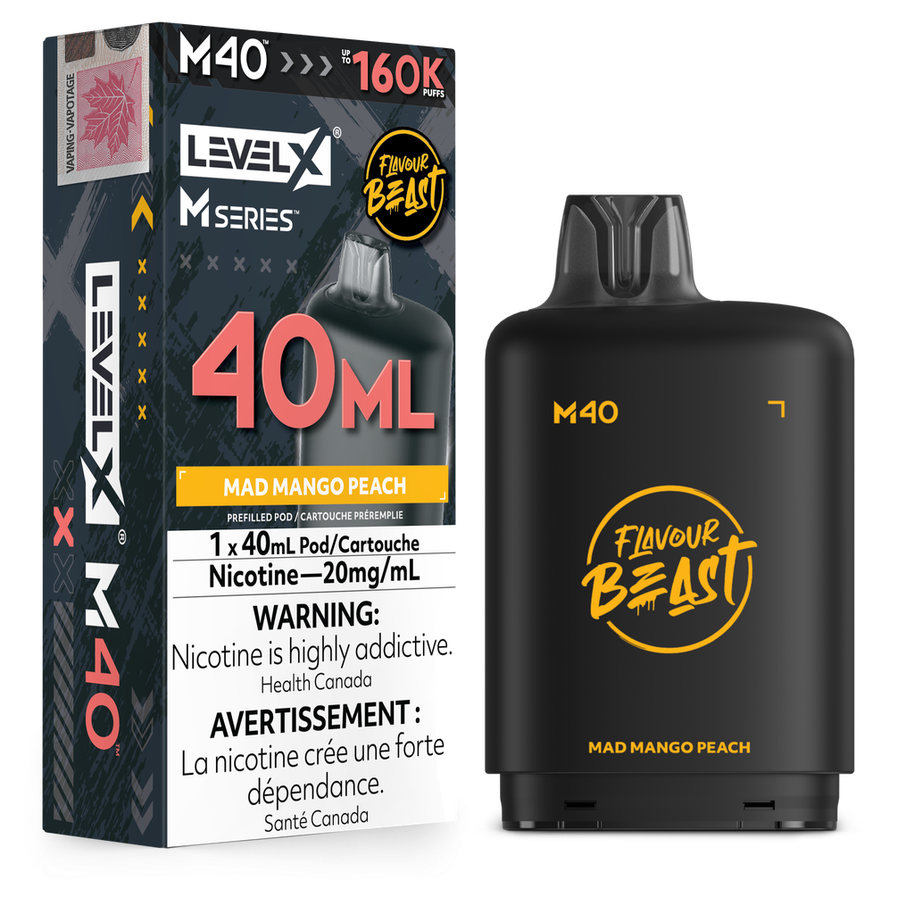 [ONT] Level X - Flavour Beast M Series 40mL - Pod - 160k Puffs