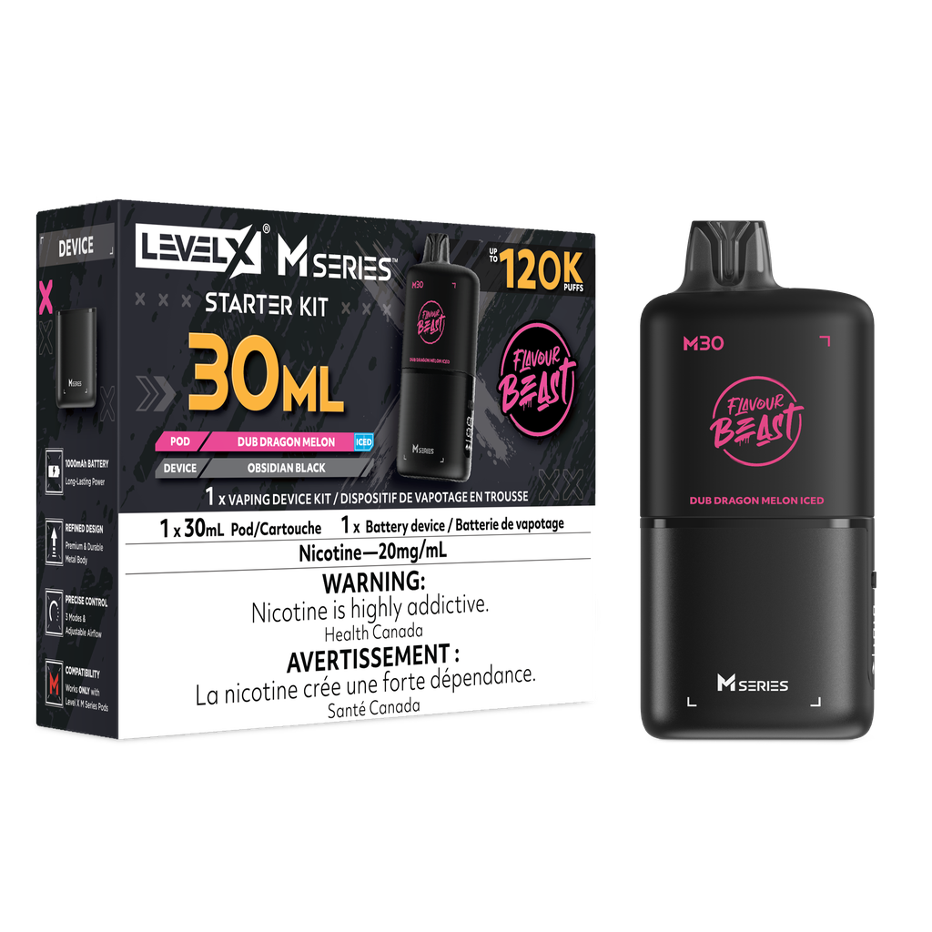 [ONT] Level X - Flavour Beast M Series 30mL - Starter Kit - 120k Puffs