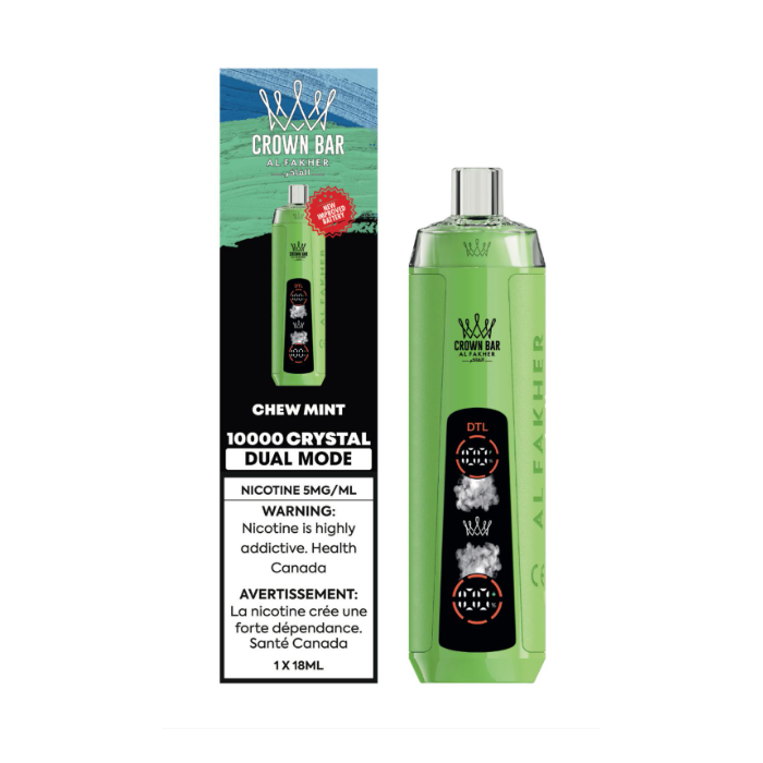 [BARC] Al Fakher - Crown Bar Crystal - Rechargeable Disposable - 10k Puffs