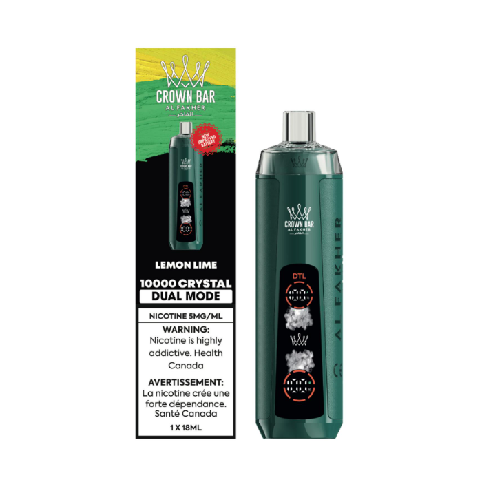 [BARC] Al Fakher - Crown Bar Crystal - Rechargeable Disposable - 10k Puffs