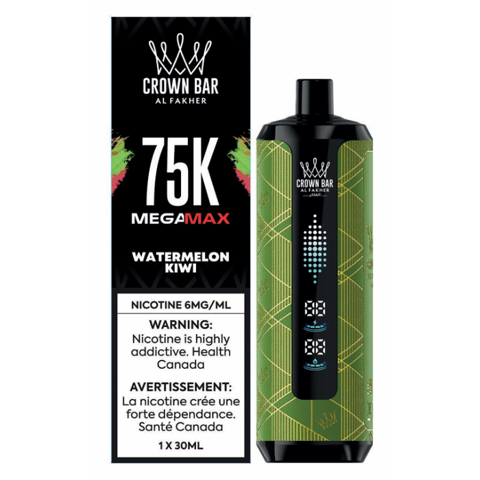 [ONT] Al Fakher - Crown Bar MegaMAX - Rechargeable Disposable - 75k Puffs
