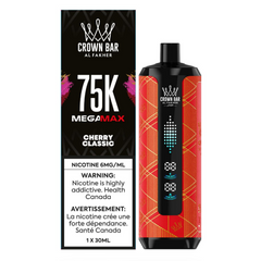 [ONT] Al Fakher - Crown Bar MegaMAX - Rechargeable Disposable - 75k Puffs
