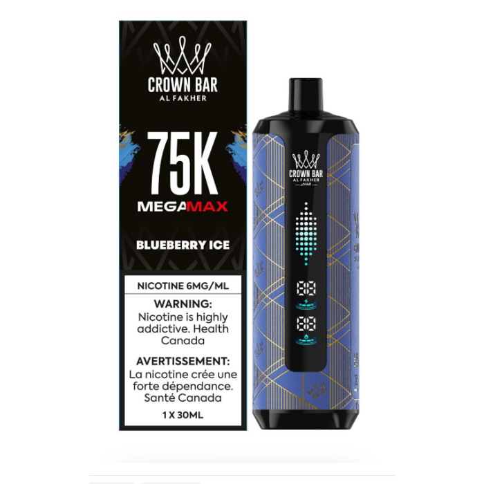 [ONT] Al Fakher - Crown Bar MegaMAX - Rechargeable Disposable - 75k Puffs
