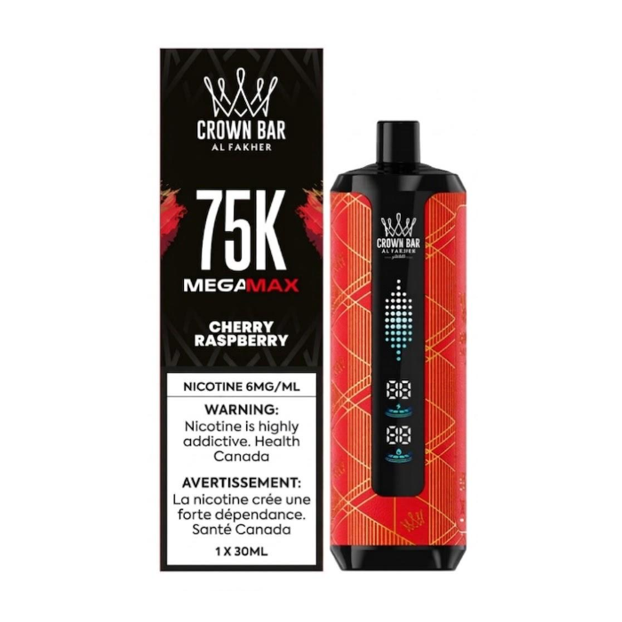 [ONT] Al Fakher - Crown Bar MegaMAX - Rechargeable Disposable - 75k Puffs