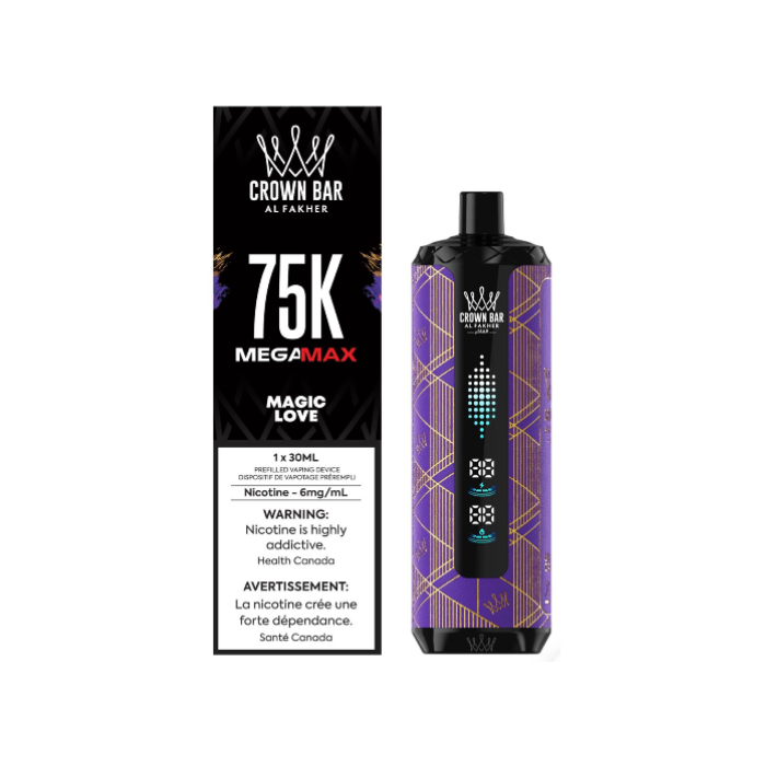 [ONT] Al Fakher - Crown Bar MegaMAX - Rechargeable Disposable - 75k Puffs