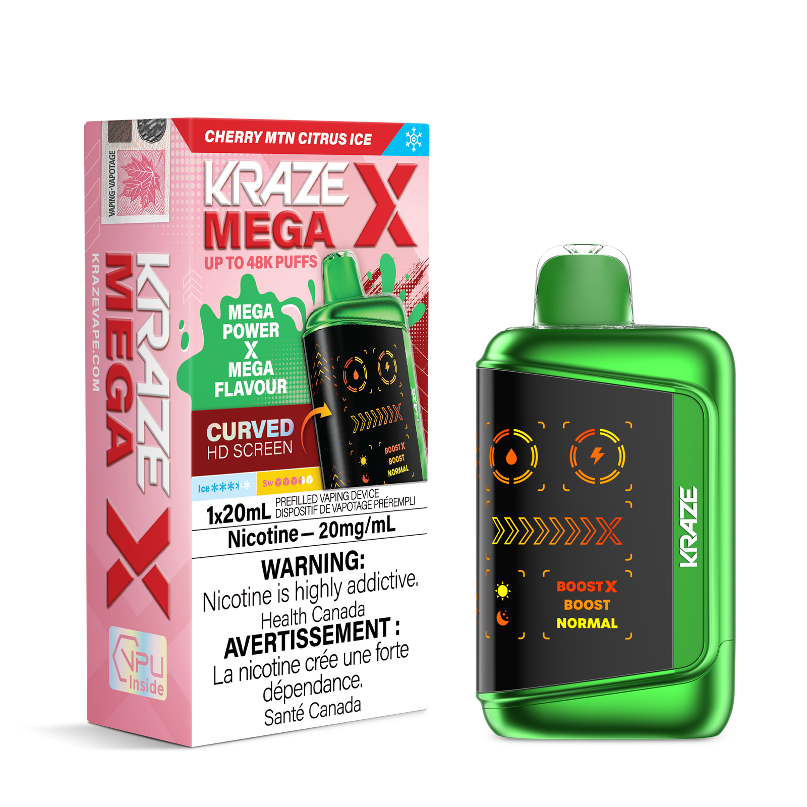 [ONT] Kraze - Mega X - Rechargeable Disposable - 48k Puffs