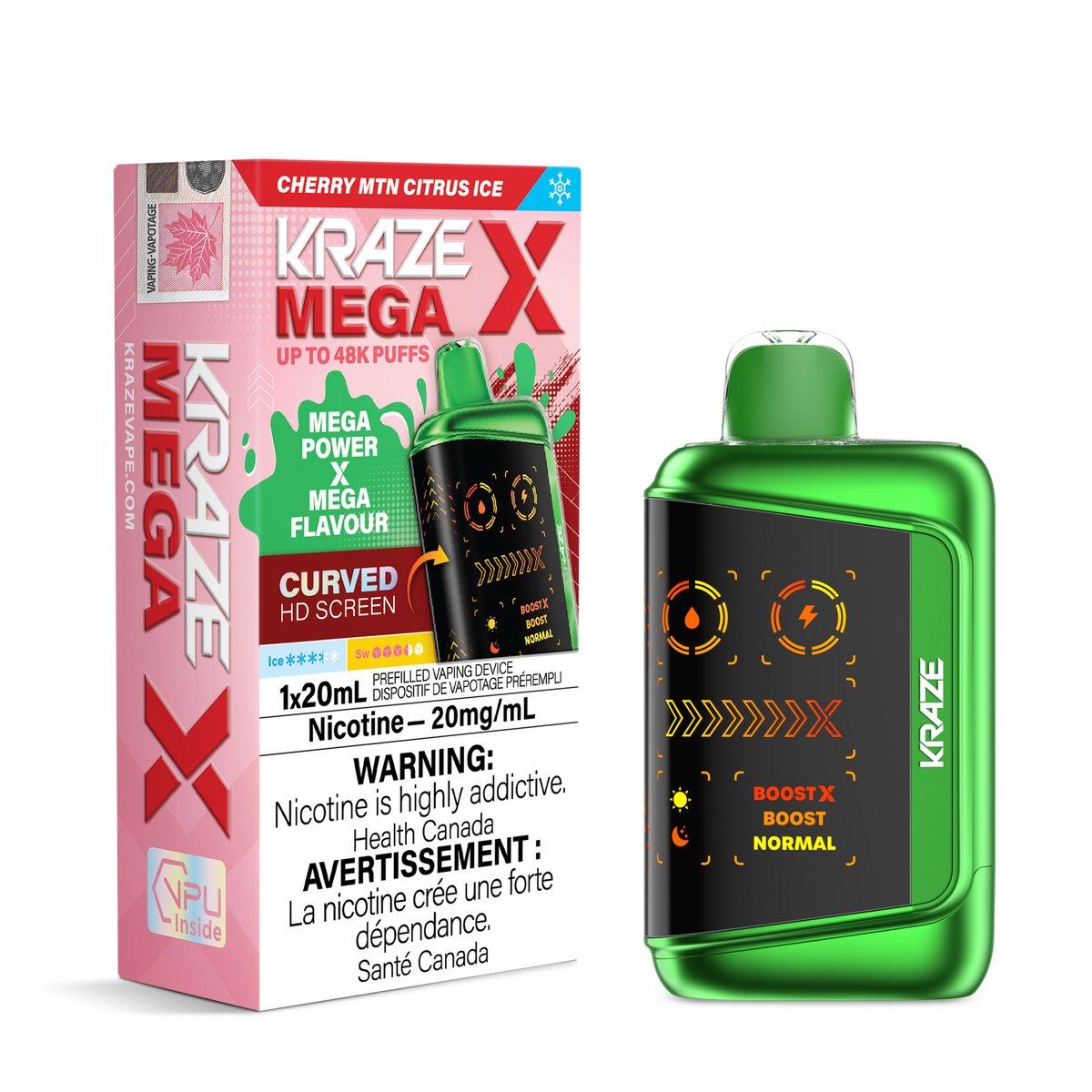 [ONT] Kraze - Mega X - Rechargeable Disposable - 48k Puffs