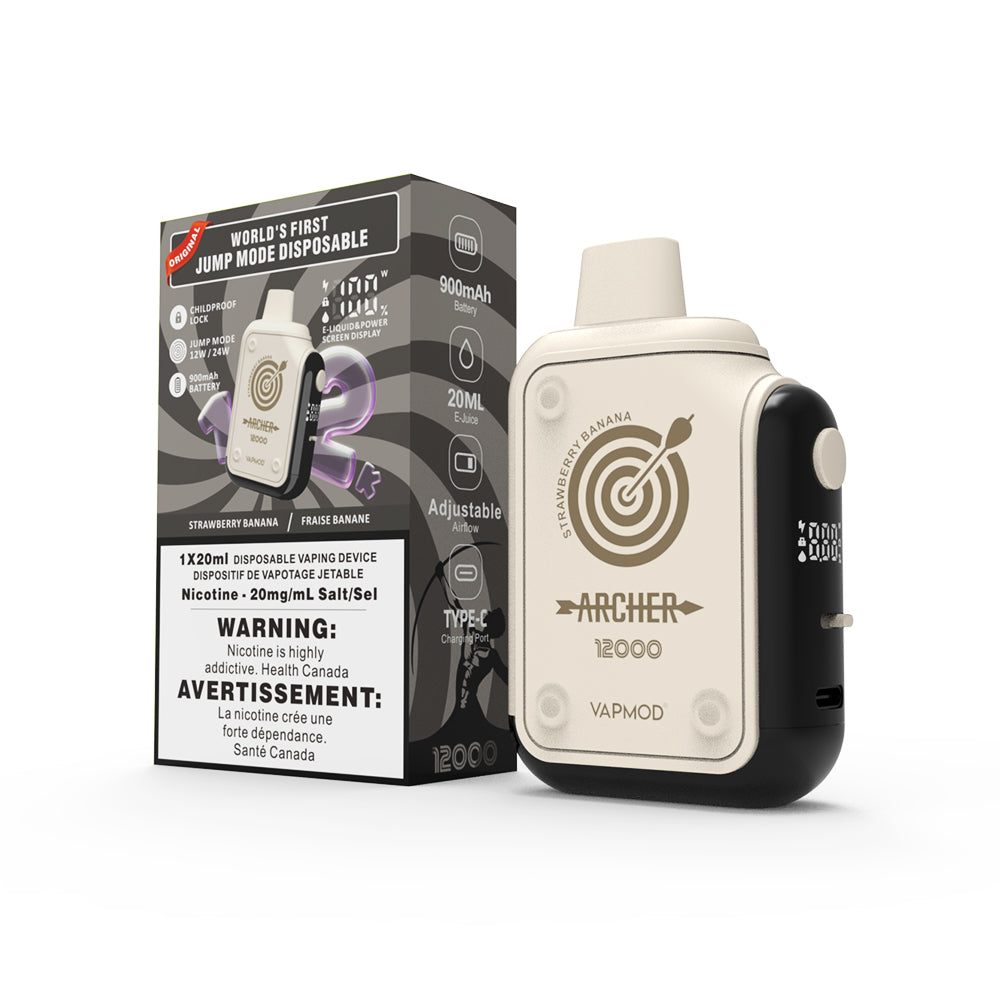 Vapemod - Archer - Rechargeable Disposable 12000 Puffs (ONTARIO)