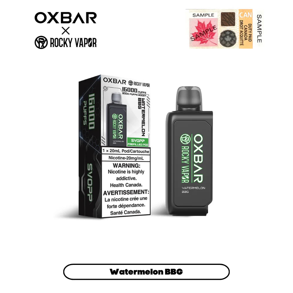 SVOPP - Oxbar x Rocky Vapor - Pod - 16,000 Puff