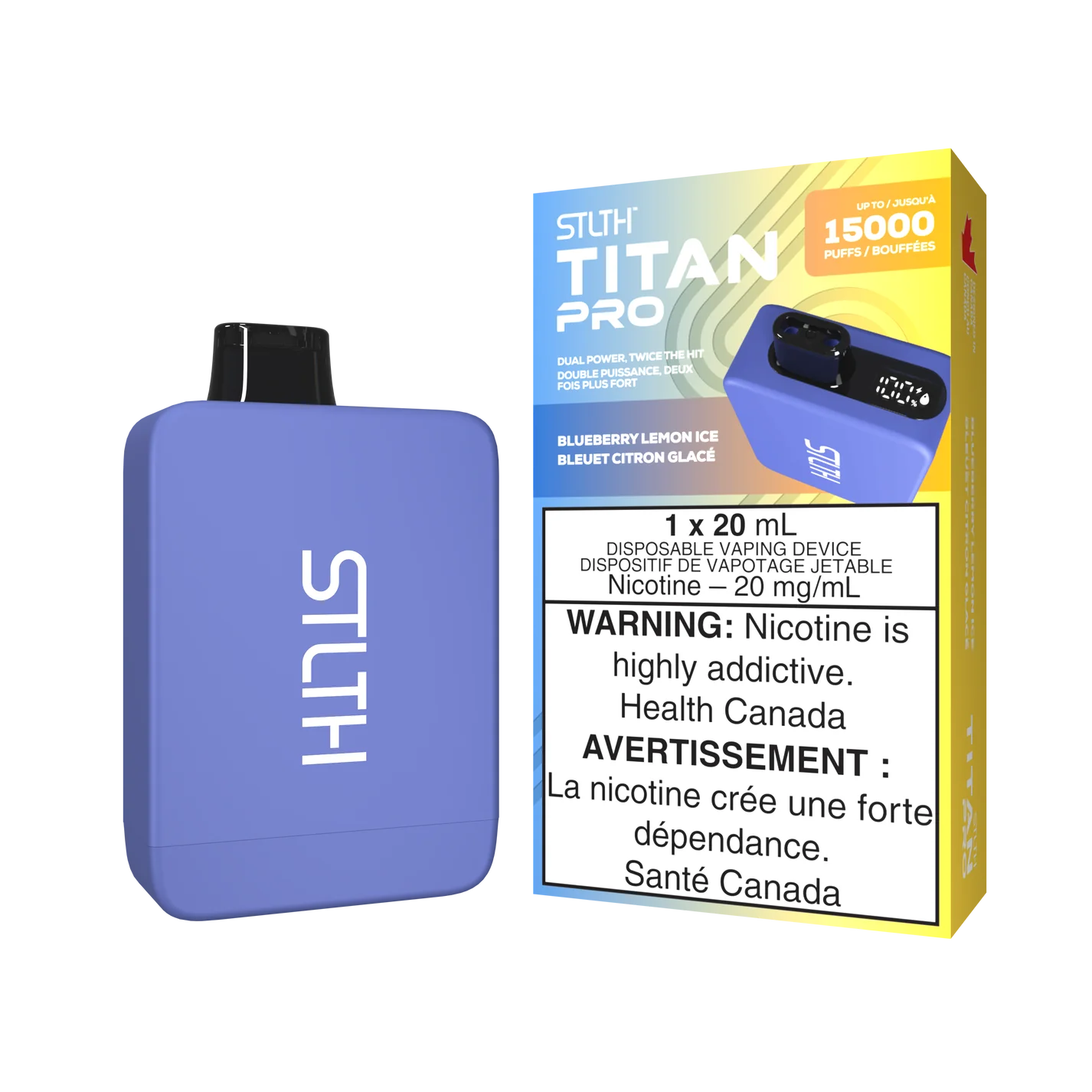 STLTH TITAN PRO - Rechargeable Disposable - 15000 Puffs [ONTARIO]