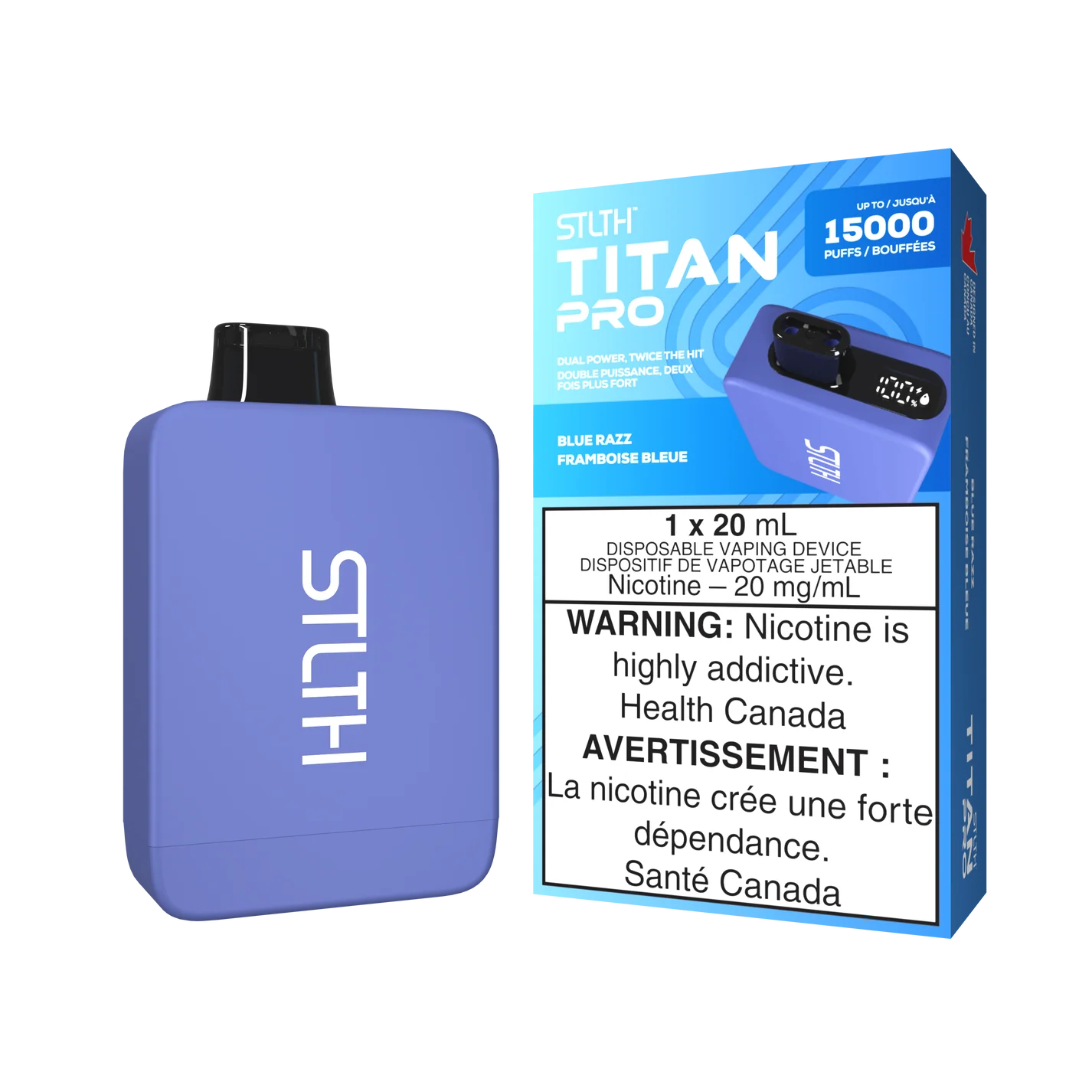 STLTH TITAN PRO - Rechargeable Disposable - 15000 Puffs [ONTARIO]