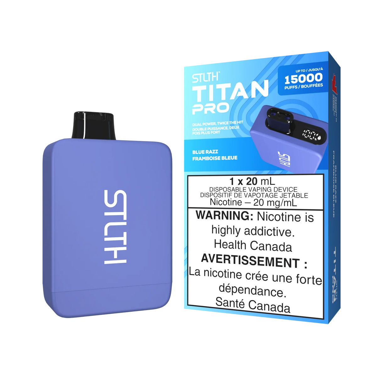 STLTH TITAN PRO - Rechargeable Disposable - 15000 Puffs [ONTARIO]