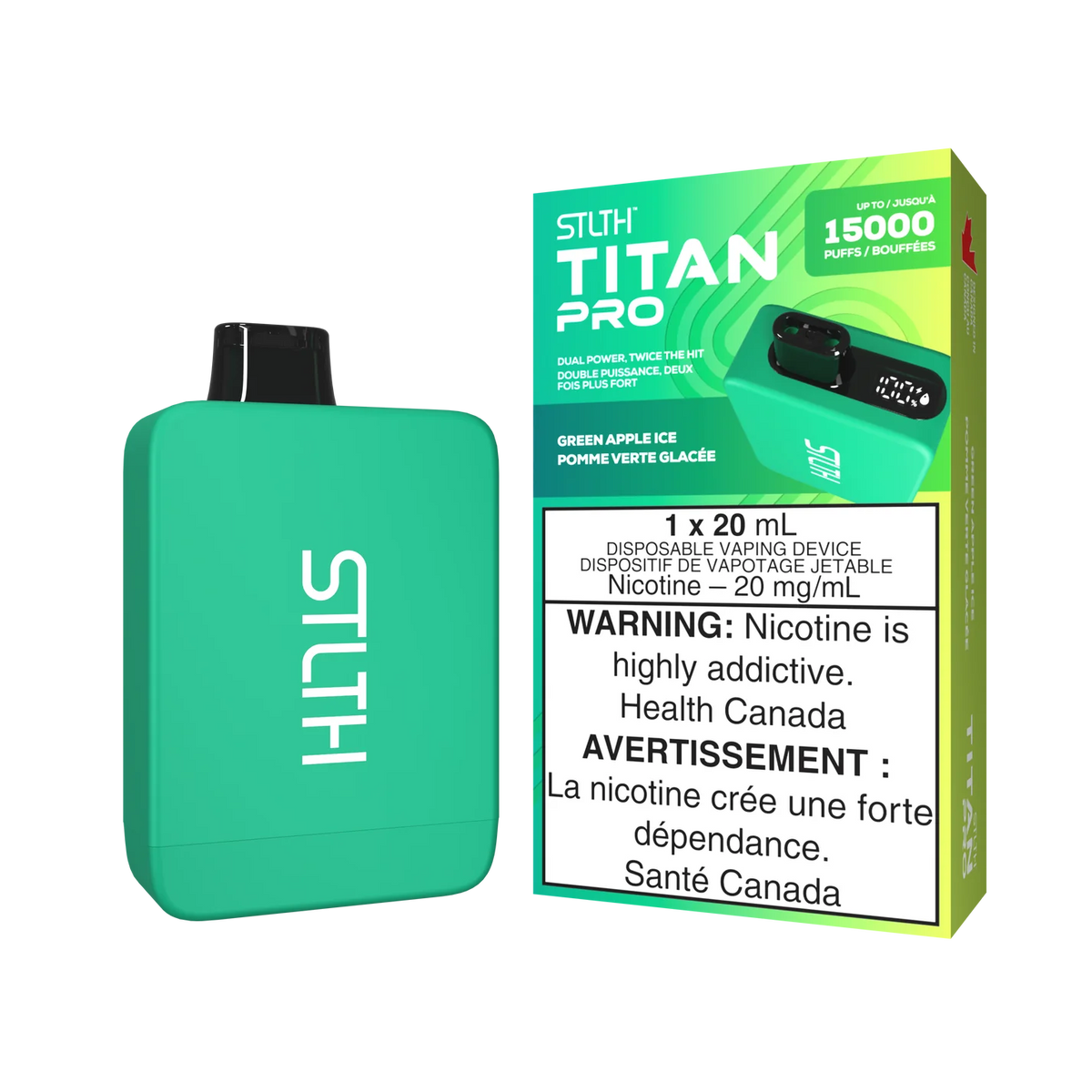 STLTH TITAN PRO - Rechargeable Disposable - 15000 Puffs [ONTARIO]