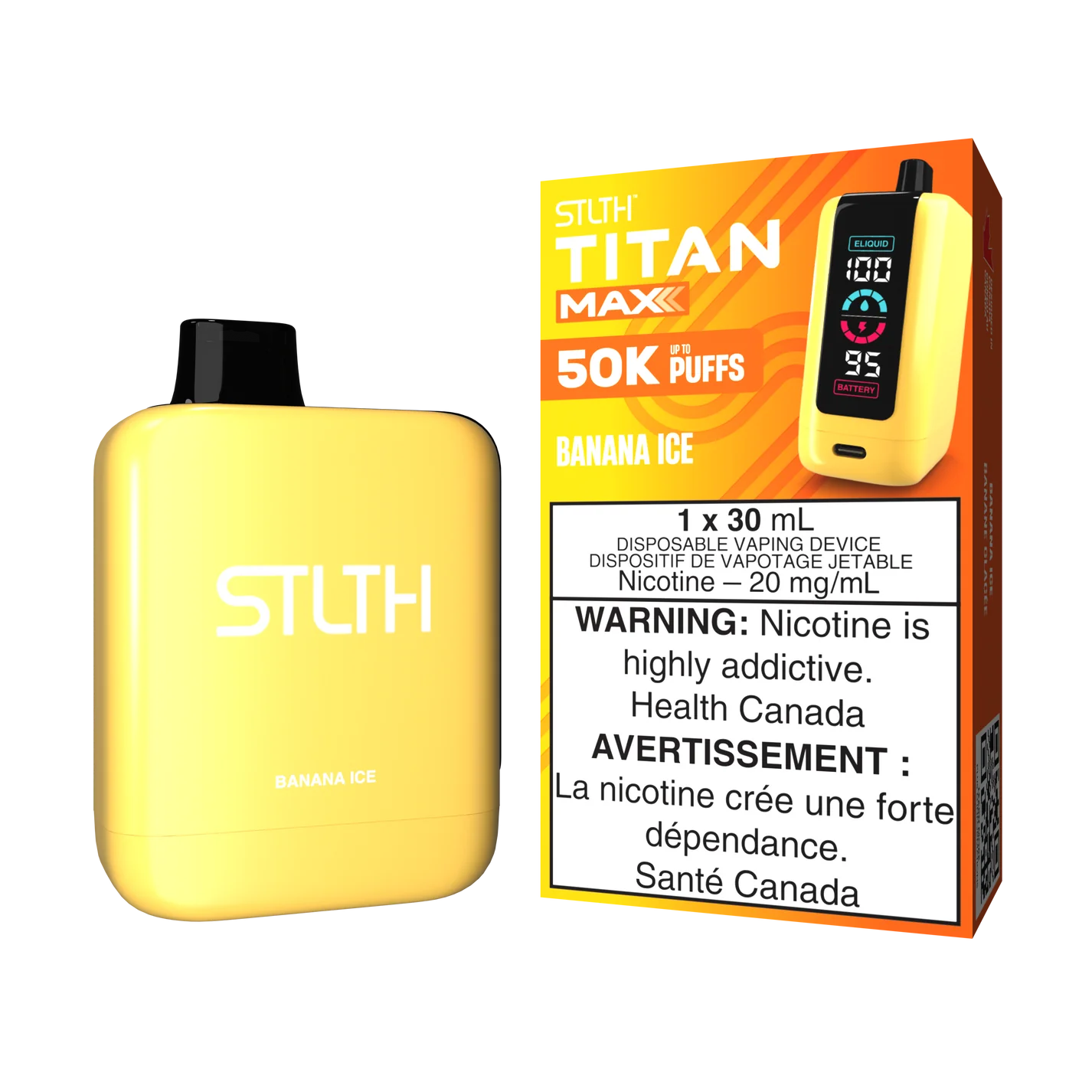 STLTH TITAN MAX - Rechargeable Disposable - 50,000 Puffs [ONTARIO]